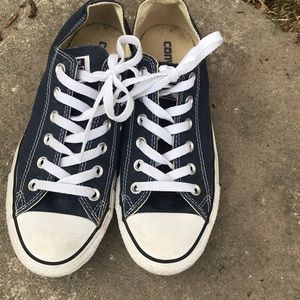 Navy blue Converse